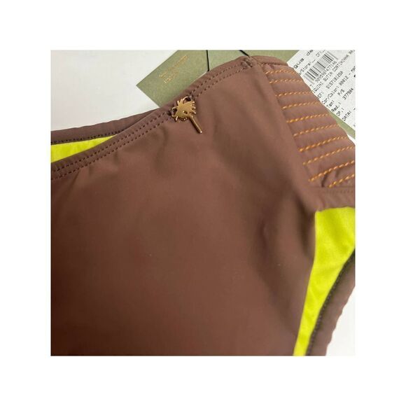 NWT Agua De Coco Brown Hot Pants Bikini Bottom Sz. XS - Picture 7 of 11